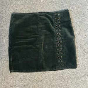 Forever 21 Suede Skirt Size M